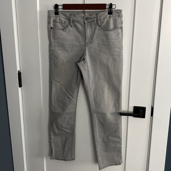 Athleta Sculptek Crop Jeans 8 Granite Wash EUC - Picture 5 of 15